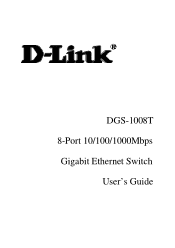 D-Link DGS-1008T User Guide