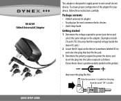 Dynex DX-AC501 Quick Setup Guide