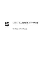 HP Scitex FB550 Site Preparation Guide