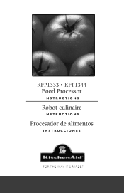 KitchenAid KFP0933ER Use & Care Guide