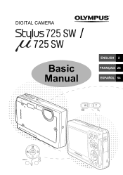 Olympus Stylus 725 SW Stylus 725 SW Basic Manual (English, Fran栩s, Espa?ol)