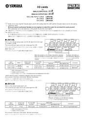 Yamaha LMY2-ML Owner's Manual