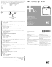 HP 2605dtn HP Color LaserJet 2605 - (Multiple Language) Getting Started Guide