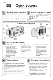 HP Photosmart 215 HP Photosmart 215 digital camera - (English) Quick Success Poster