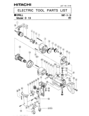 Hitachi 6.2Amp Parts List