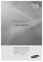 Samsung PN50C430A1D User Manual (user Manual) (ver.1.0) (Korean)