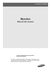 Samsung S24A460B User Manual (user Manual) (ver.1.0) (Spanish)