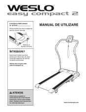 Weslo Easy Compact 2 Treadmill English Manual