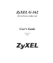 ZyXEL G-162 User Guide