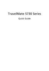 Acer 5730-6984 TravelMate 5725/5730 and Extensa 5630 Series Quick Guide.