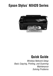 Epson Stylus NX420 Quick Guide