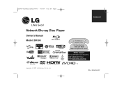 LG BD390 Owner's Manual (English)