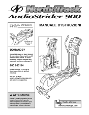 NordicTrack Audiostrider 900 Elliptical Italian Manual