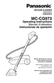 Panasonic MCCG973 MCCG973 User Guide