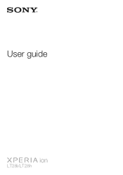 Sony Ericsson Xperia ion HSPA User Guide
