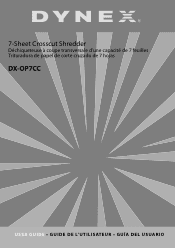Dynex DX-OP7CC User Manual (English)