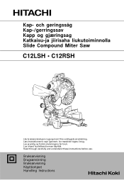 Hitachi C12RSH User Guide