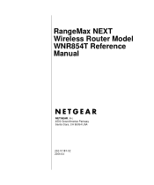 Netgear WNR854T WNR854T Reference Manual