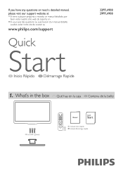 Philips 29PFL4908 Quick start guide