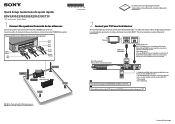 Sony BDV-E490 Quick Setup Guide