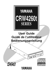 Yamaha CRW4260T User Guide