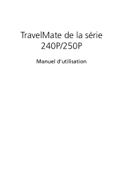 Acer TravelMate 250P TravelMate 250P User's Guide FR