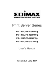 Edimax PS-1206U Manual