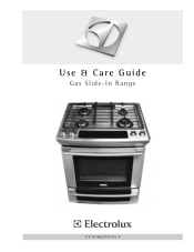 Electrolux EW30GS65GW Use and Care Manual