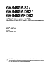 Gigabyte GA-945GM-S2 Manual