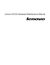 Lenovo C325 Lenovo C225\C320\C325 Hardware Maintenance Manual
