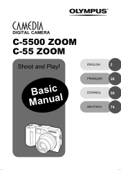 Olympus C5500 C-5500 Sport Zoom Basic Manual