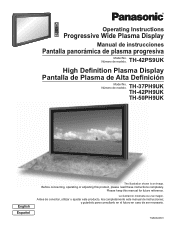 Panasonic 42PH9UK Operating Instructions