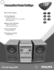 Philips MC-120 Leaflet