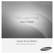 Samsung CLP-321 User Guide