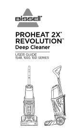 Bissell ProHeat 2X Revolution Pet Upright Carpet Cleaner 1548 User Guide