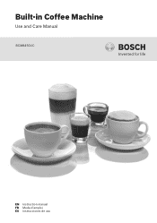 Bosch BCM8450UC Use and Care Manuals