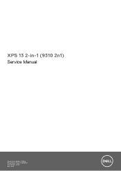 Dell XPS 13 9310 2-in-1 XPS 13 2-in-1 9310 2n1 Service Manual