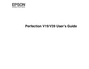 Epson Perfection V19 Photo User Manual