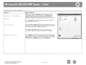 HP Color LaserJet CM1312 HP Color LaserJet CM1312 MFP - Color