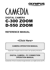 Olympus D-550 D-550 Zoom Reference Manual (4.8MB)