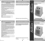 Sunbeam SCH160-UM User Manual