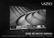 Vizio P702ui-B3 Quickstart Guide (Spanish)