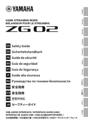 Yamaha ZG02 ZG02 Safety Guide