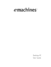 eMachines ET1810 eMachines Desktop PC User Guide (Windows Vista)
