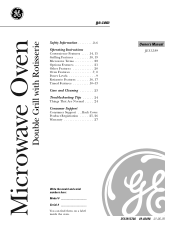 GE JES1289SK Owners Manual