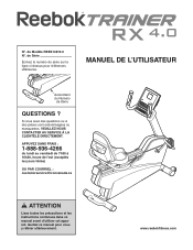 Reebok Trainer Rx 4.0 Bike Canadian French Manual
