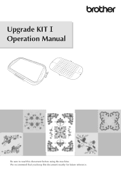 Brother International Innov-is BP2100 Operation Manual for Premium Pack I Optional accessories