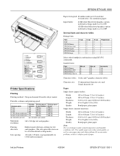 Epson Stylus 1000 Product Information Guide