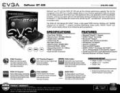 EVGA GeForce GT 430 PDF Spec Sheet