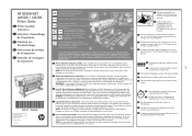HP Designjet L26100 HP Designjet L26500 / L26100 Printer Series - Printer assembly instructions